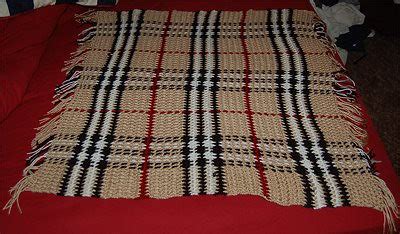 small fake burberry blankets|crochet burberry blanket yarn patterns.